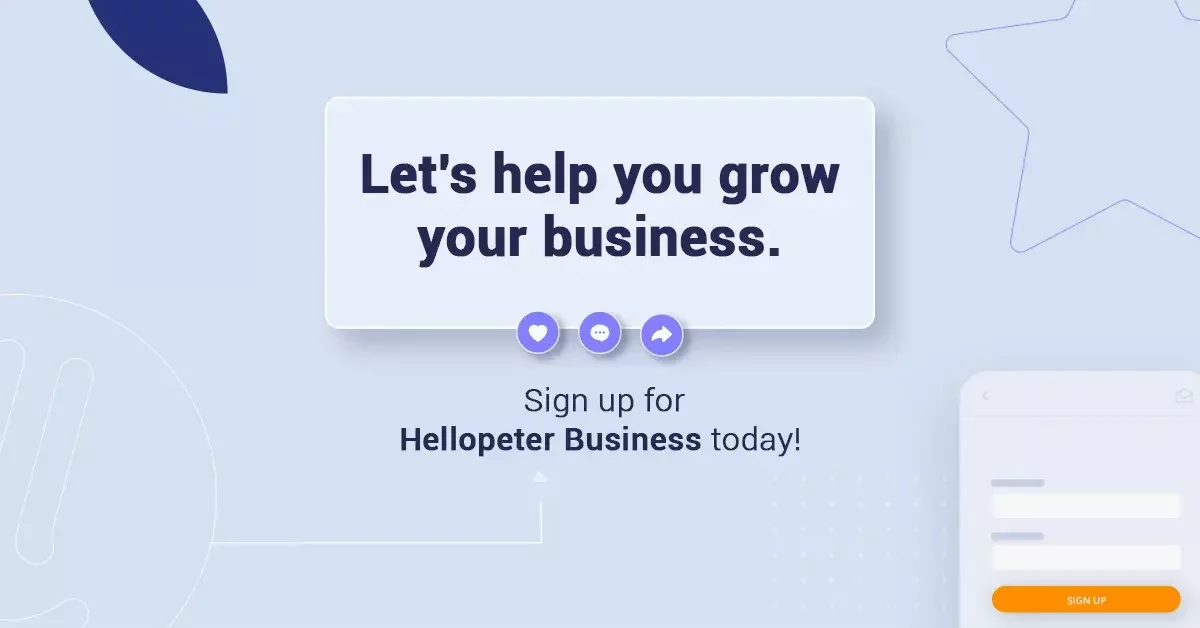 Sign up for Hellopeter