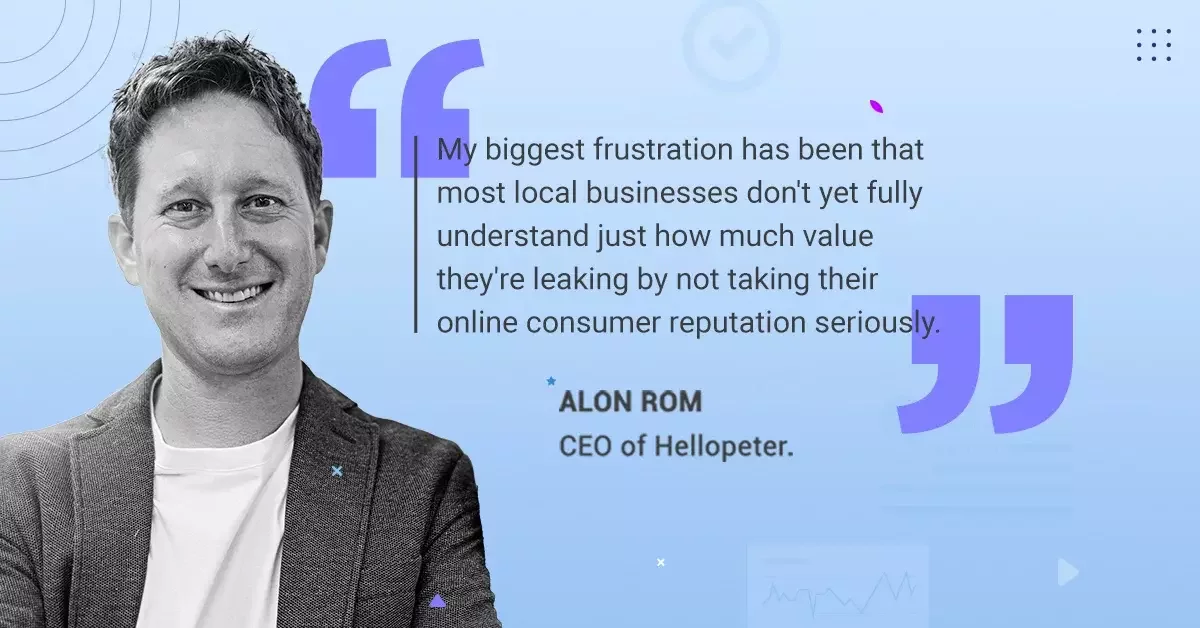 Hellopeter CEO Alon Rom