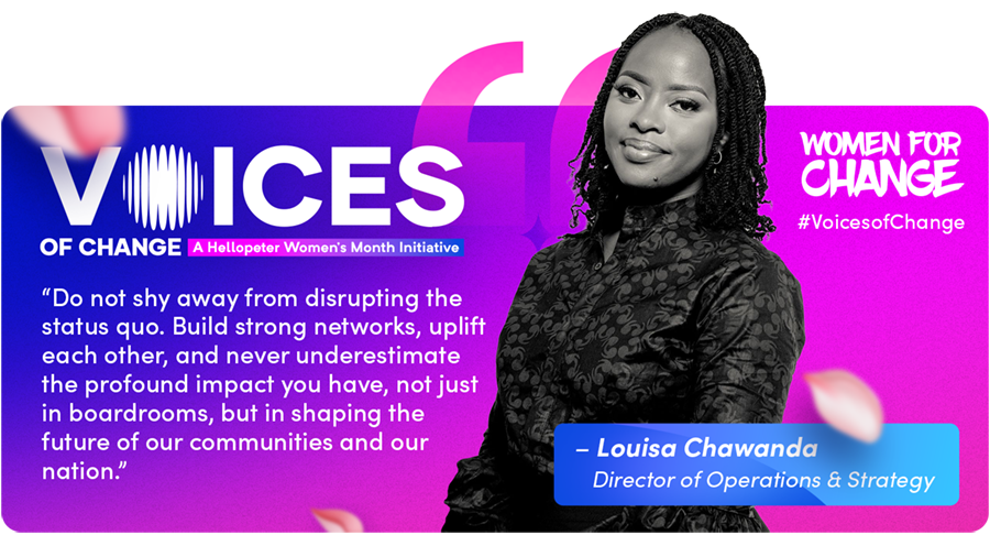 L-Page Featured Woman - Louisa Chawanda L-Page Featured Woman - Louisa Chawanda