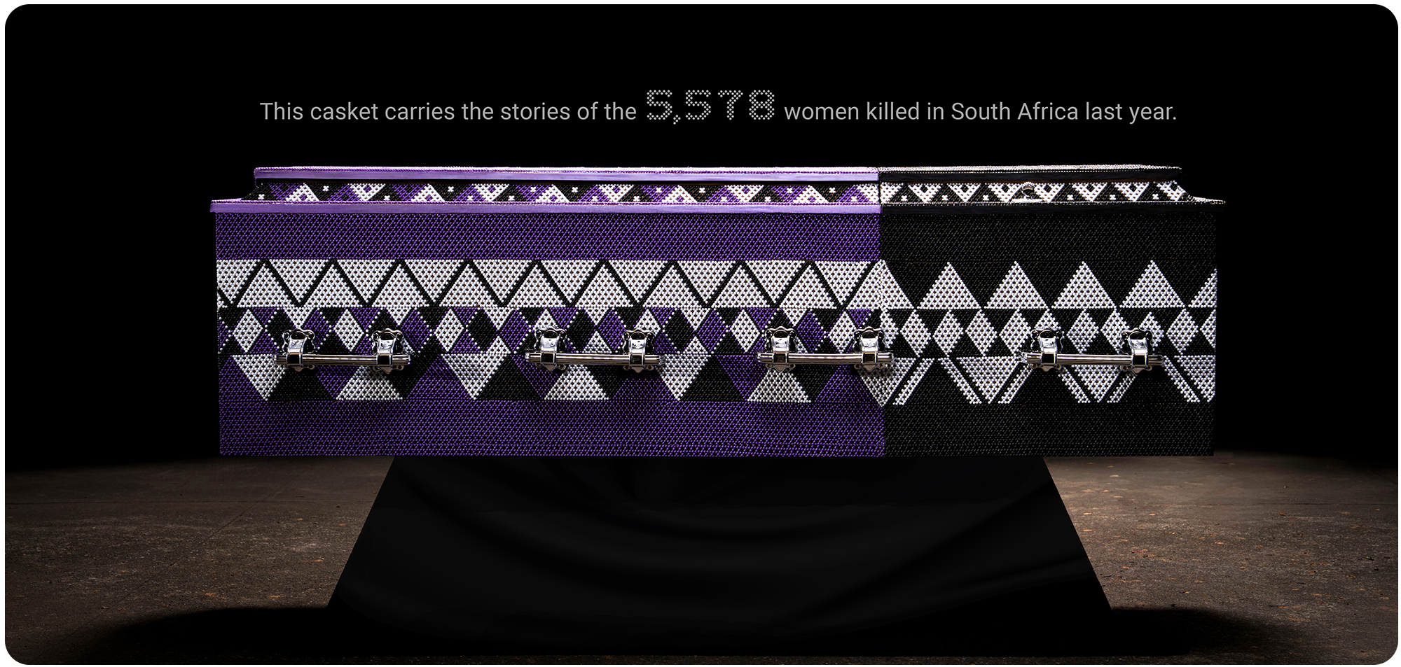Unburied casket Women for Change